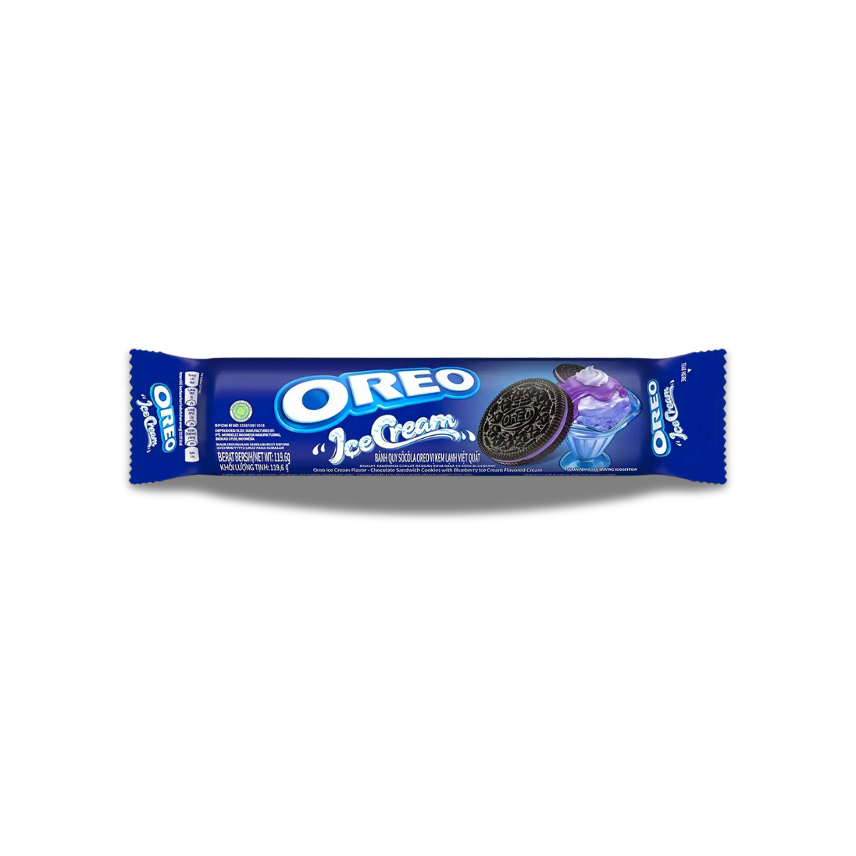 Oreo Biscuit - Sandwich Ice Cream Blueberry 119,6g