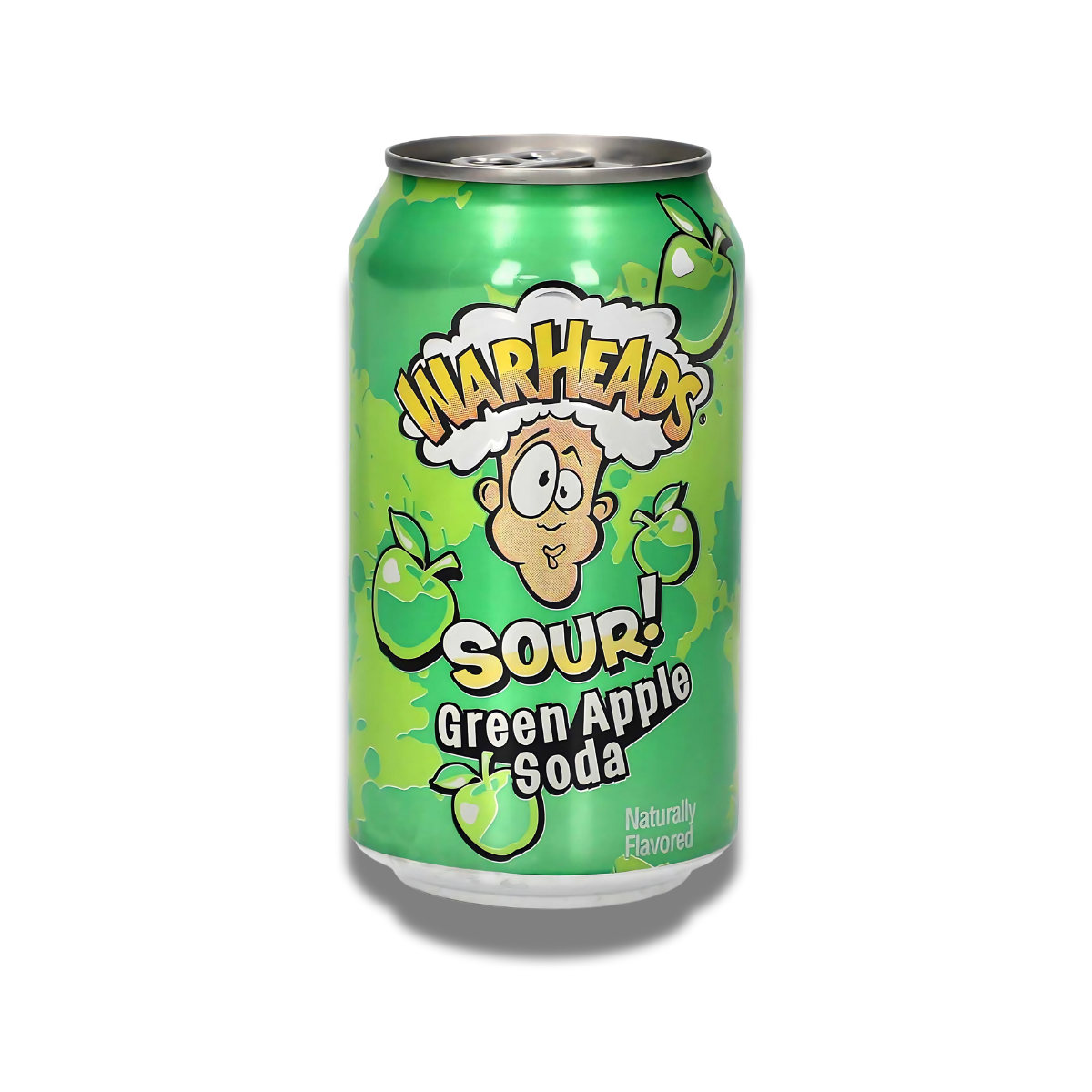 Warheads - Green Apple Sour Soda 330ml