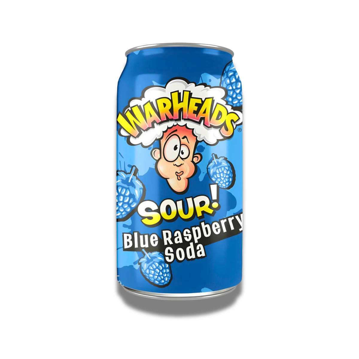 Warheads - Sour Blue Raspberry Soda 330ml