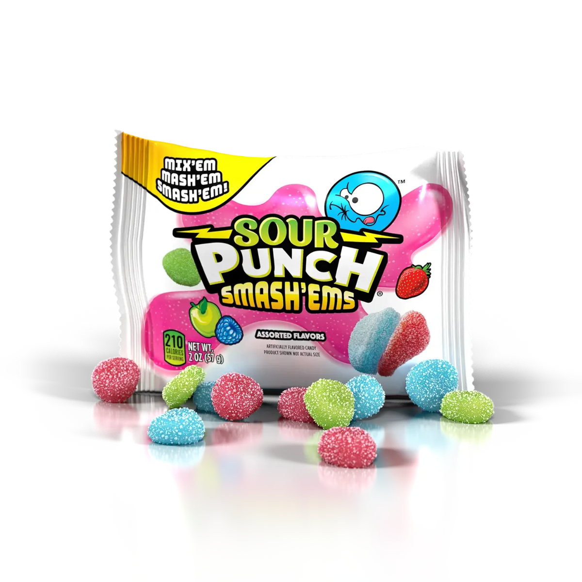Sour Punch - Smash'ems Assorted 57g